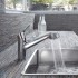 Смеситель Kludi Objekta 325810575 для кухонной мойки с выдвижным изливом Смеситель Kludi Objekta 325810575 для кухонной мойки с выдвижным изливом