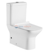 Напольный унитаз Aquanet Cube-C CL-12248B крышка микролифт, безободковый