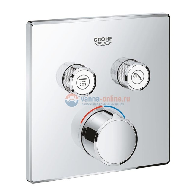 Смеситель Grohe Essence SmartControl 29148000 для для душа, на 2 выхода, хром