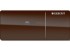 Клавиша Geberit Omega Type 70 115.083.SQ.1 для унитаза, двойной смыв, стекло/алюминий, цвет умбра