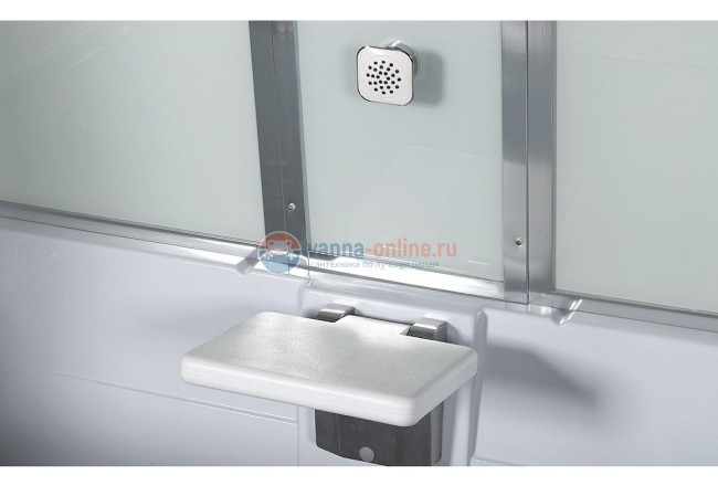 Душевая кабина Deto V150, 150 x 85 см, с электрикой, гидромассажем, с сиденьем, стекла матовые Душевая кабина Deto V150, 150 x 85 см, с электрикой, гидромассажем, с сиденьем, стекла матовые