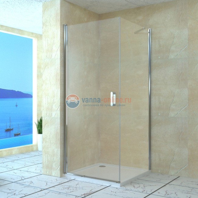 Душевой уголок RGW LE-34, 06123490-11, 90 х 100 x 195 см, дверь распашная, стекло прозрачное, хром Душевой уголок RGW LE-34, 06123490-11, 90 х 100 x 195 см, дверь распашная, стекло прозрачное, хром