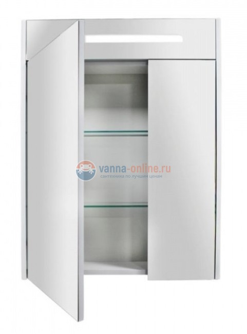 Зеркальный шкаф Акватон Сильва 50 см 1A215502SIW6L дуб фьорд