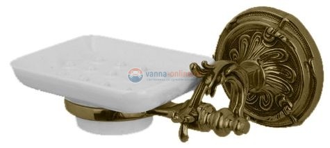 Мыльница Art&Max Barocco AM-1786-Br, бронза Мыльница Art&Max Barocco AM-1786-Br, бронза