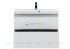 Тумба с раковиной Aquanet Гласс 90 00196960, цвет белый Тумба с раковиной Aquanet Гласс 90 00196960, цвет белый