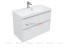 Тумба с раковиной Aquanet Гласс 90 00196960, цвет белый Тумба с раковиной Aquanet Гласс 90 00196960, цвет белый