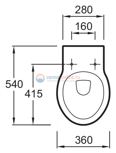 Крышка-сиденье Jacob Delafon Ove E70005-00 с микролифтом