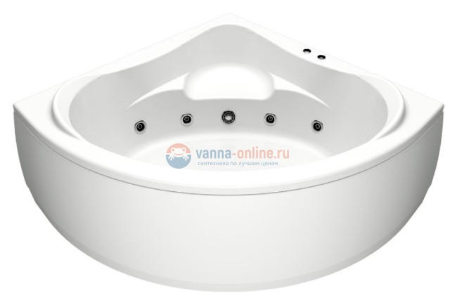 Акриловая ванна Bas Мега 160x160, с г/м Акриловая ванна Bas Мега 160x160, с г/м