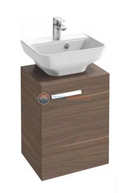 Тумба под раковину Jacob Delafon Struktura 45 см, EB1397G-E16, цвет ореховое дерево, левая Тумба под раковину Jacob Delafon Struktura 45 см, EB1397G-E16, цвет ореховое дерево, левая