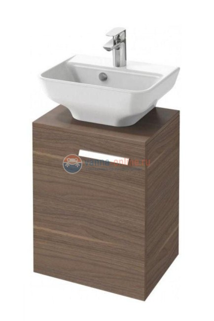 Тумба под раковину Jacob Delafon Struktura 45 см, EB1397G-E16, цвет ореховое дерево, левая Тумба под раковину Jacob Delafon Struktura 45 см, EB1397G-E16, цвет ореховое дерево, левая