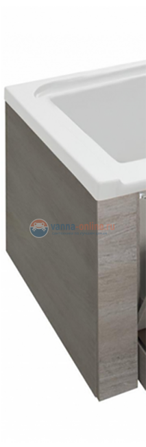 Панель боковая Jacob Delafon FORMILIA E6142-F47, 80 х 56,5 см, цвет белый/капуччино