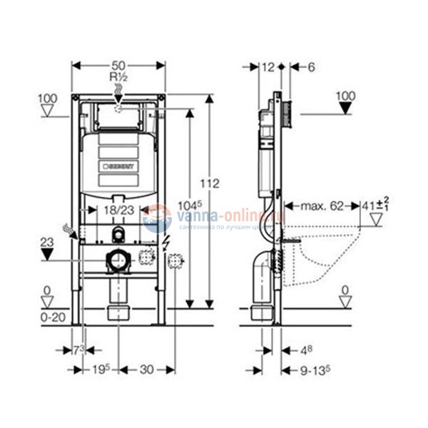 Инсталляция Geberit с безободковым унитазом Jacob Delafon Vox EDM102-00, сиденье микролифт клавиша хром, комплект Инсталляция Geberit с безободковым унитазом Jacob Delafon Vox EDM102-00, сиденье микролифт клавиша хром, комплект