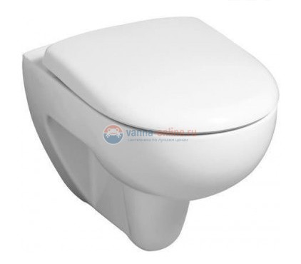 Инсталляция Geberit с безободковым унитазом Geberit Renova Nr.1 203050000, сиденье микролифт, комплект 332827