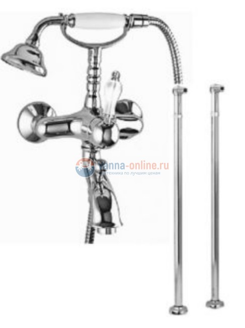 Смеситель Cezares Margot MARGOT-VDP-01-M для ванны/душа, хром