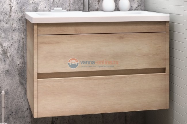 Тумба с раковиной Art&Max Family-580-2C-SO-PB, 58 x 48 x 55 см подвесная, бежевый (Pino Bianco) Тумба с раковиной Art&Max Family-580-2C-SO-PB, 58 x 48 x 55 см подвесная, бежевый (Pino Bianco)