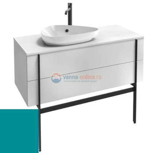 Тумба под раковину Jacob Delafon Nouvelle Vague 120 EB3041-G78, лагуна глянцевый