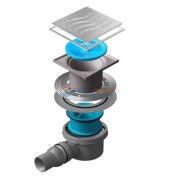 Трап водосток Pestan Confluo Standard Tide 1 Mask 150*150 нержавеющая сталь с рамкой 13000070 Трап водосток Pestan Confluo Standard Tide 1 Mask 150*150 нержавеющая сталь с рамкой 13000070