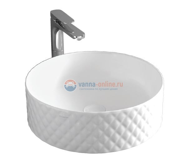 Раковина ArtCeram Rombo OSL009 01; 00, накладная, цвет - белый глянцевый, 44 х 44 х 14,5 см Раковина ArtCeram Rombo OSL009 01; 00, накладная, цвет - белый глянцевый, 44 х 44 х 14,5 см