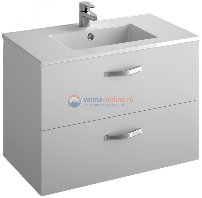 Тумба под раковину Jacob Delafon Ola, 80 см, EB391RU-J5, белый лак Тумба под раковину Jacob Delafon Ola, 80 см, EB391RU-J5, белый лак