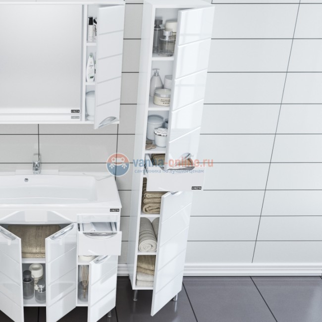 Шкаф-колонна СаНта Родос 30 506002, напольный