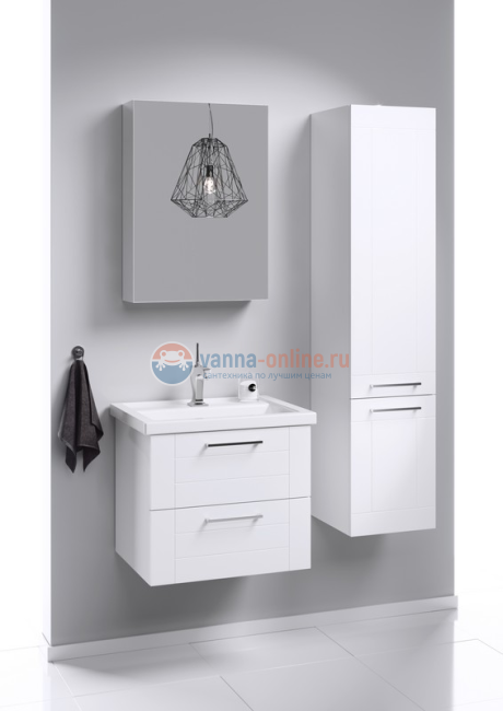 Тумба с раковиной Aqwella Манчестер MAN01062, 60 см, подвесная