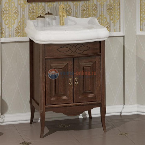 Тумба с раковиной Opadiris ЛОРЕНЦО 60, светлый орех Тумба с раковиной Opadiris ЛОРЕНЦО 60, светлый орех