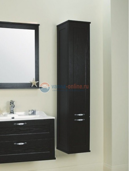 Шкаф-колонна Акватон Леон 30 см 1A186503LBPT0 подвесной, ясень черный Шкаф-колонна Акватон Леон 30 см 1A186503LBPT0 подвесной, ясень черный