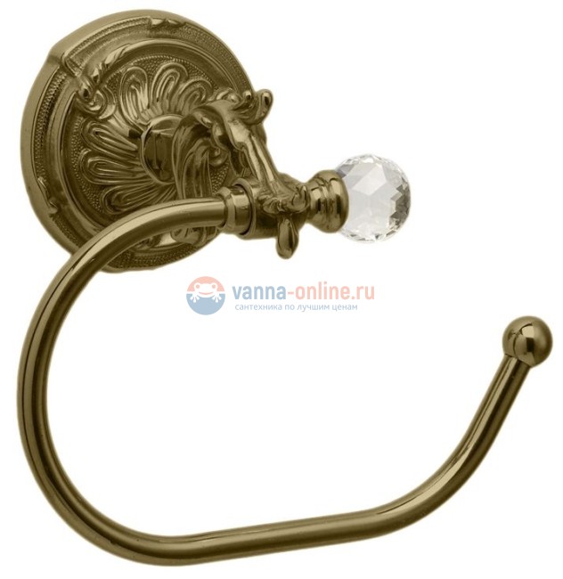 Бумагодержатель Art&Max Barocco Crystal AM-1782-Br-C, бронза Бумагодержатель Art&Max Barocco Crystal AM-1782-Br-C, бронза