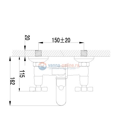 Смеситель Lemark Benefit LM2502C для ванны и душа Смеситель Lemark Benefit LM2502C для ванны и душа
