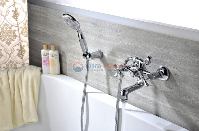 Смеситель Lemark Benefit LM2502C для ванны и душа Смеситель Lemark Benefit LM2502C для ванны и душа