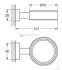 Держатель стакана/мыльницы Grohe Essentials Cube 40508001 Держатель стакана/мыльницы Grohe Essentials Cube 40508001