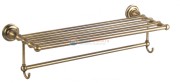 Полка Fixsen Retro FX-83815А для полотенец, бронза