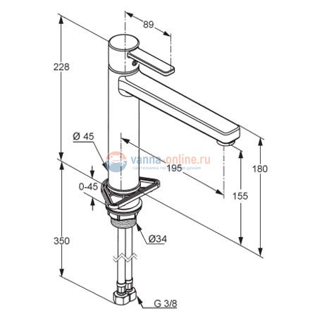 Смеситель Kludi Zenta 389739175 для кухни Смеситель Kludi Zenta 389739175 для кухни
