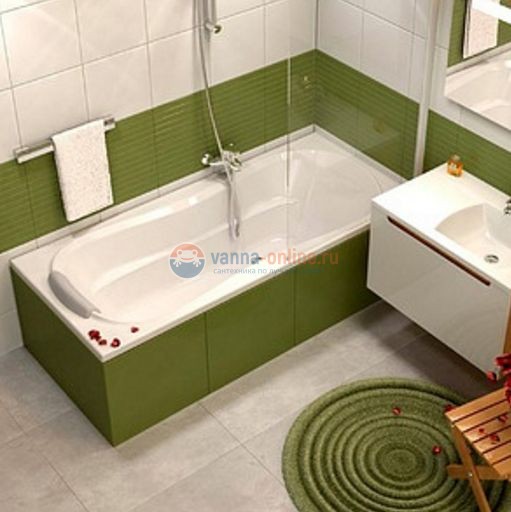 Акриловая ванна Ravak Campanula, 180 х 80 см, белая, CB21000000