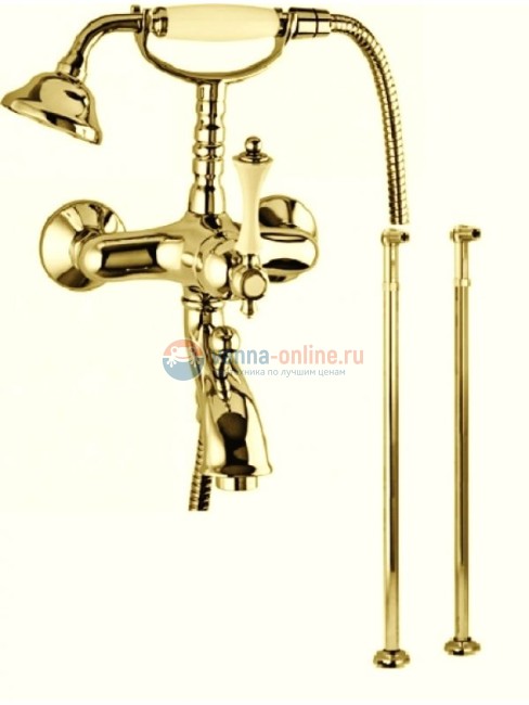 Смеситель Cezares Margot MARGOT-VDP-03/24-M для ванны/душа, золото