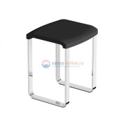 Стул для душа Black&White SN-0193, серо-черное Стул для душа Black&White SN-0193, серо-черное
