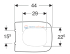Крышка-сиденье Geberit Renova Plan 500.832.00.1 с микролифтом