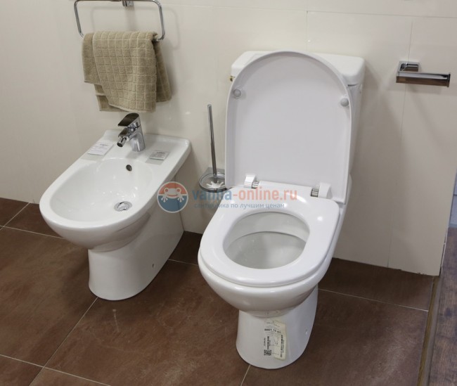 Биде Villeroy&Boch O.novo 5461 0001, напольное Биде Villeroy&Boch O.novo 5461 0001, напольное