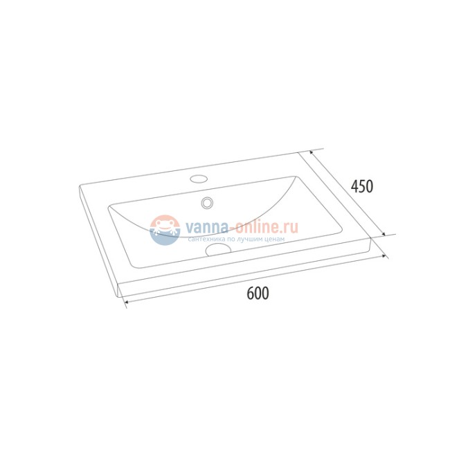 Тумба с раковиной Iddis New Mirro NMIR60Wi95K 60 см подвесная, белая Тумба с раковиной Iddis New Mirro NMIR60Wi95K 60 см подвесная, белая
