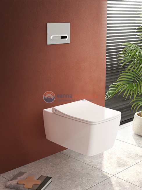 Подвесной безободковый унитаз Vitra Metropole, 7672B003-0075