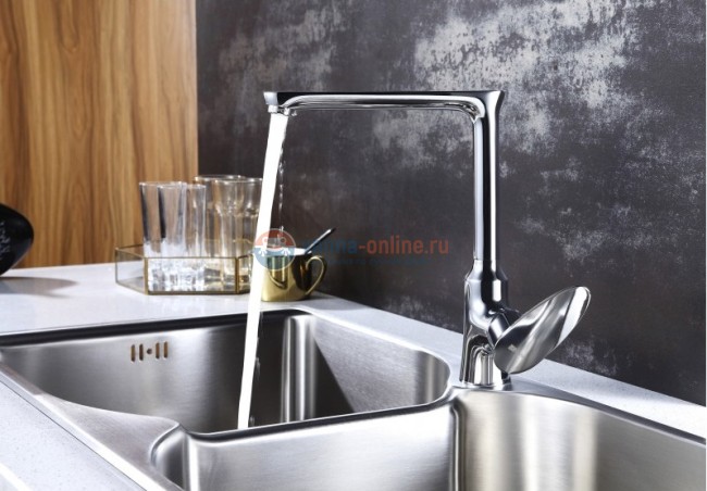 Смеситель Lemark Nero LM0205C для кухонной мойки
