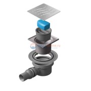 Трап водосток Pestan Confluo Standard Dry 1 100*100 нержавеющая сталь без рамки 13000015 Трап водосток Pestan Confluo Standard Dry 1 100*100 нержавеющая сталь без рамки 13000015