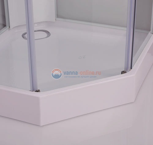 Душевая кабина SSWW W0913H с гидромассажем, 90 x 90 см