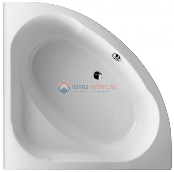 Ванна акриловая Jacob Delafon DOMO E60223-00, 135 х 135 см угловая