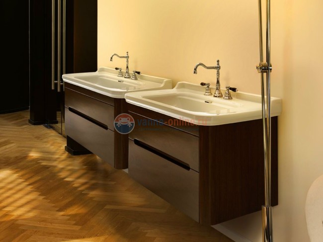 Раковина Kerasan Waldorf 4142K1bi/cr*1, 100*55 см