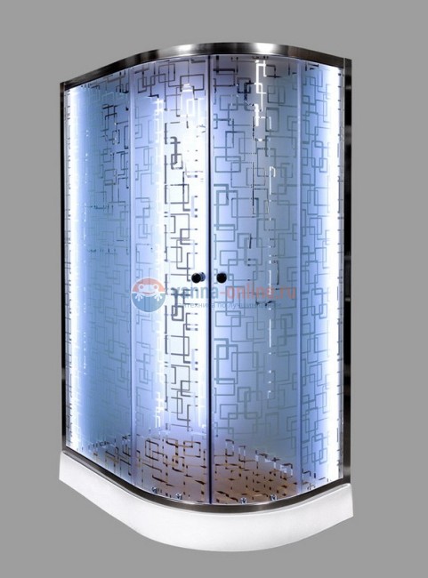 Душевая кабина Deto Em EM1512 L/R N LED гм 120 x 80 см, без крыши, с Led подсветкой, с гидромассажем Душевая кабина Deto Em EM1512 L/R N LED гм 120 x 80 см, без крыши, с Led подсветкой, с гидромассажем