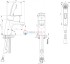 Смеситель Bravat Line F15299C-2 для раковины с гигиеническим душем