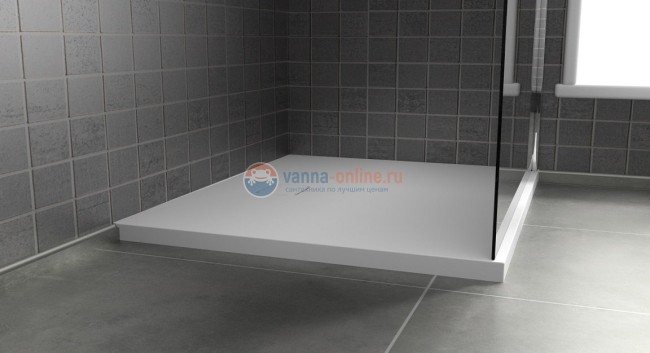 Душевой поддон Riho Basel 412 90 x 90 см DC220050000000S акриловый, квадратный, цвет белый