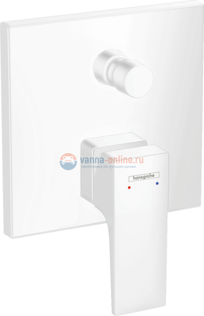 Смеситель Hansgrohe Metropol 32545700 для ванны, белый матовый