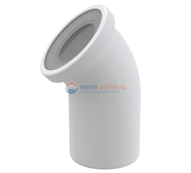Колено для унитаза Alcaplast 45 A90-45